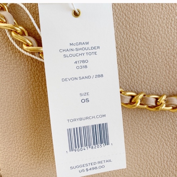 CLOSE OUT! $298 ❤️NWT Tory Burch Slouchy Tote - Picture 5 of 8